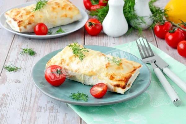 Риба, запечена в лаваші в духовці