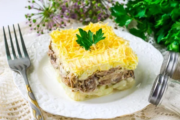 Салат Чоловічі мрії з яловичиною