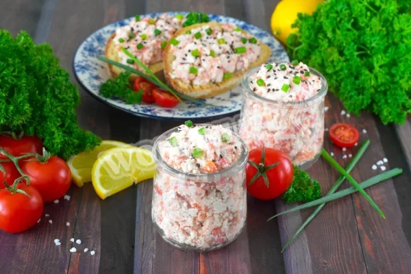 Ріє з лососем з сиром (Rillette)