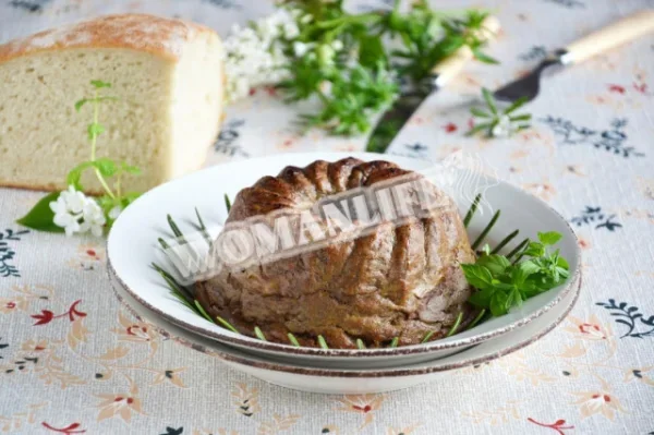 Печінкове суфле в духовці