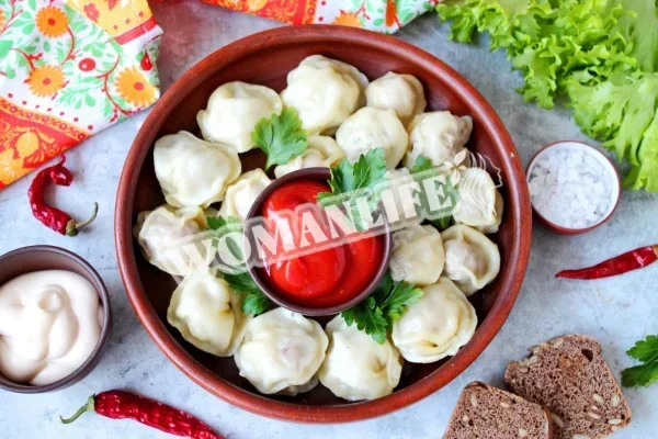 Вареники на пару