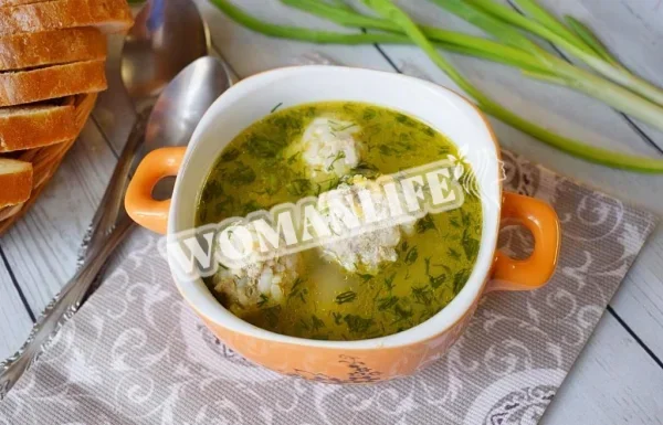 Суп з фрикадельками