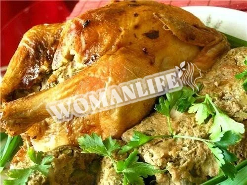 Фарширована курка по-арабськи