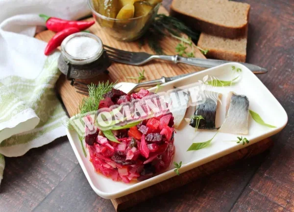 Вінегрет з оселедцем класичний