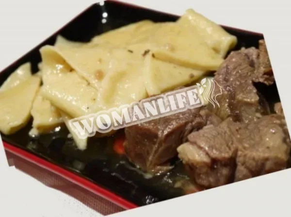 Баранина з пельменями по-казахськи