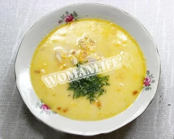 Мексиканський кукурудзяний суп з куркою