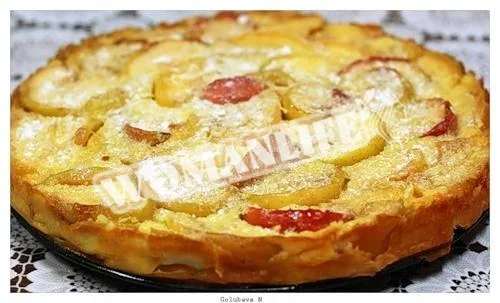 Солодкий омлет з фруктами