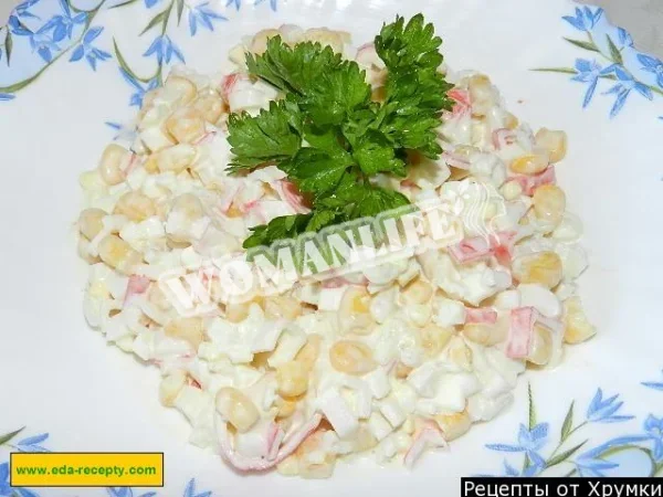Крабовий салат з капустою