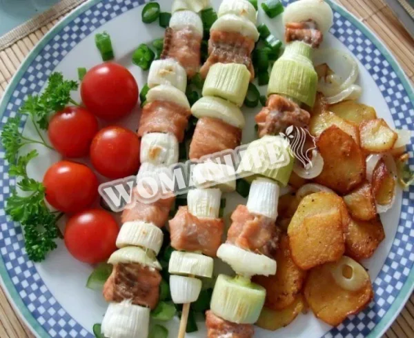 Шашлик з сьомги