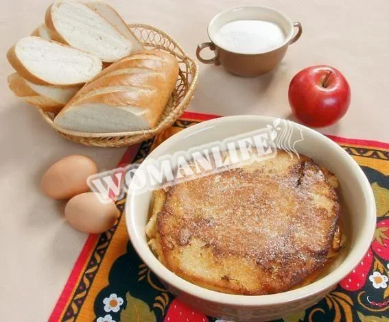 Запіканка з чорного хліба