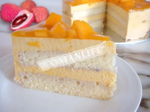Манговий торт з лічі