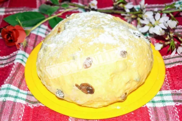 Тісто для паски на сухих дріжджах