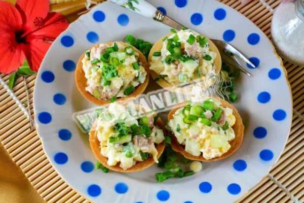 Тарталетки з м'ясом криля