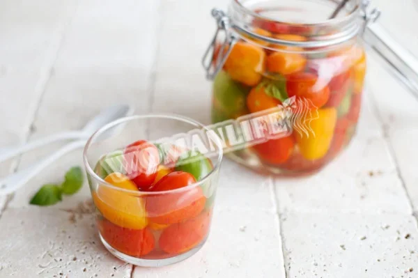 Малосольні помідори черрі