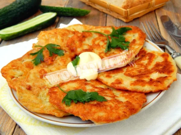 Драники з куркою