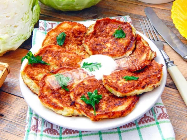 Оладки з капусти