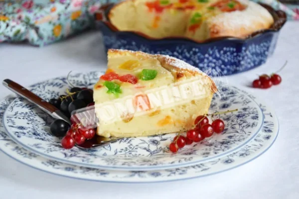 Пиріг з сирною начинкою
