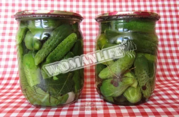 Корнішони, огірки, зимова закуска з хроном оближеш