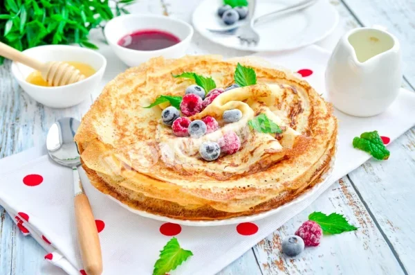 Млинці з крохмалем