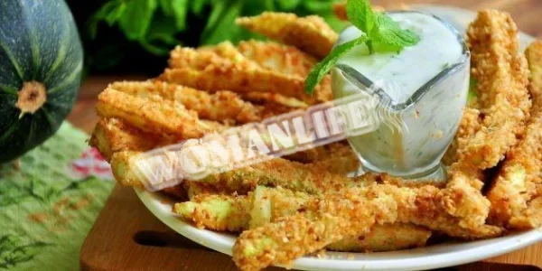Хрусткі кабачкові палички в духовці