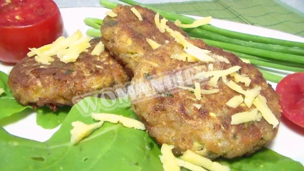 Кабачкові котлети з рисом