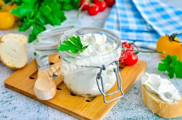 Сир із замороженого кефіру