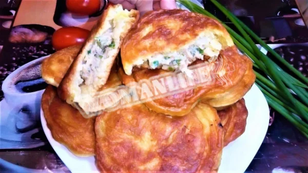 Млинці з м'ясною начинкою Ліниві біляші