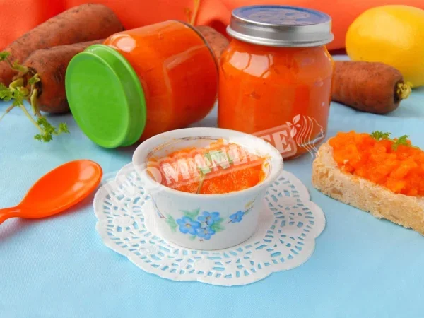 Морквяне пюре на зиму