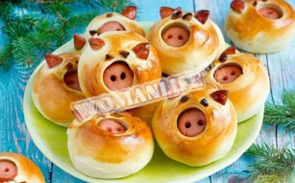 Булочки з поросятами