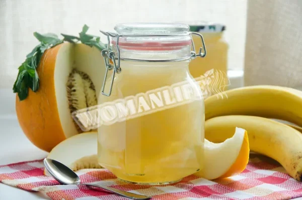 Варення з бананів і дині