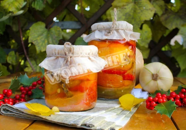 Болгарський перець, маринований з часником на зиму