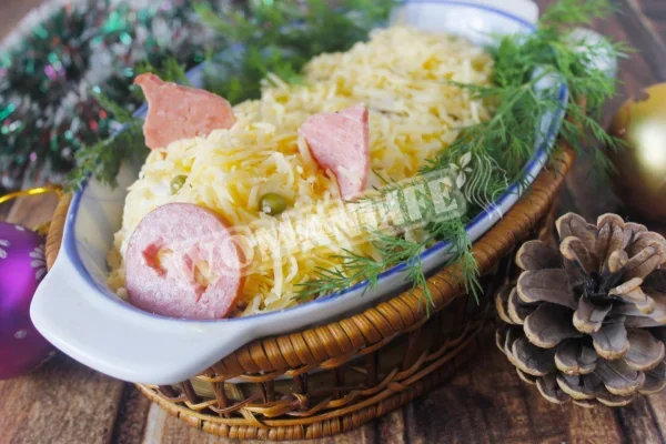 Салат порося з курячим філе