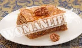 Лінива пахлава з лаваша