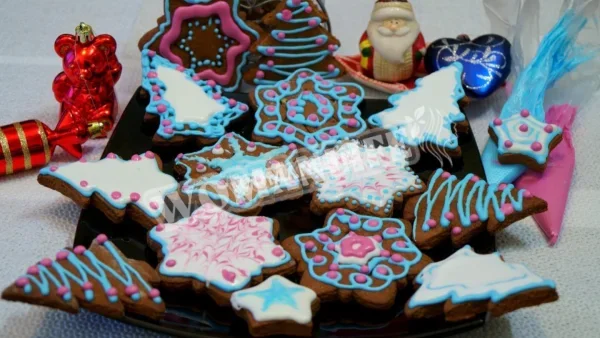 Новорічне печиво з дивовижною глазур'ю