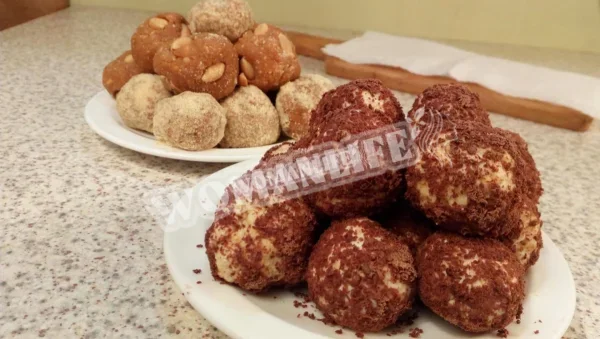 Сирні цукерки з печивом