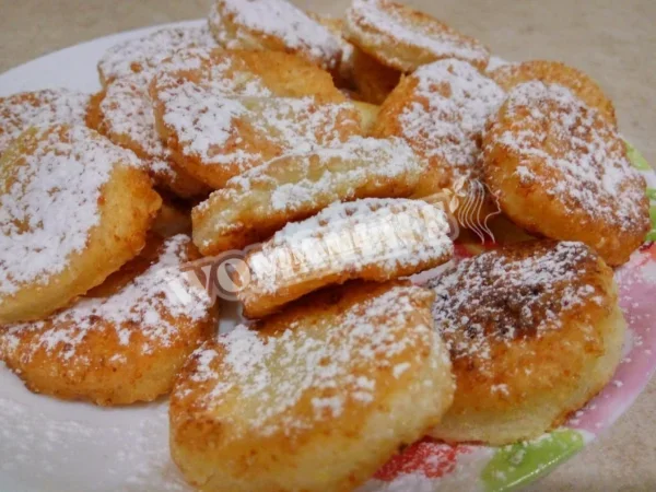Смажені сирні шайби на сковороді