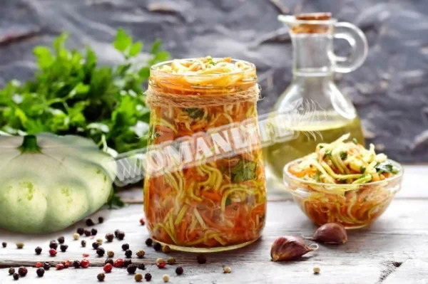Кабачки по-корейськи на зиму