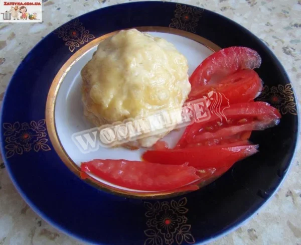 Курячі кульки з сиром в духовці
