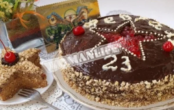 Подвійний бісквіт 23 лютого