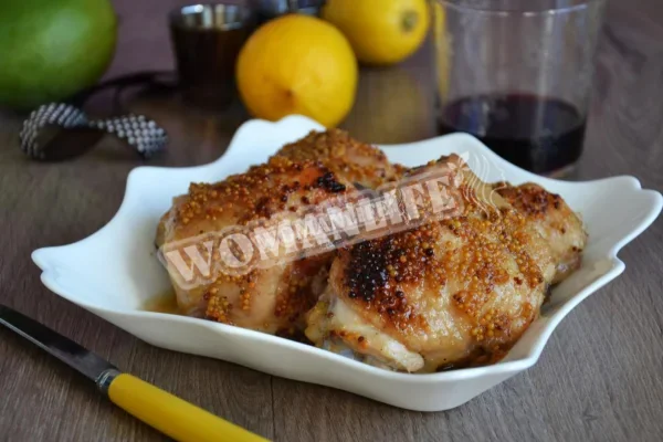 Курячі стегна з коричневим цукром і лимоном