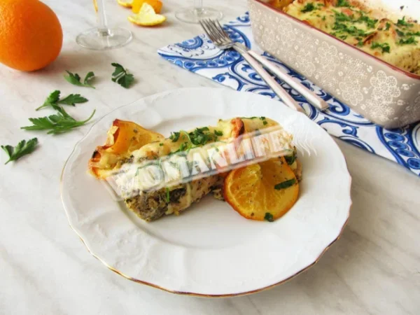 Куряче філе з апельсинами та сиром