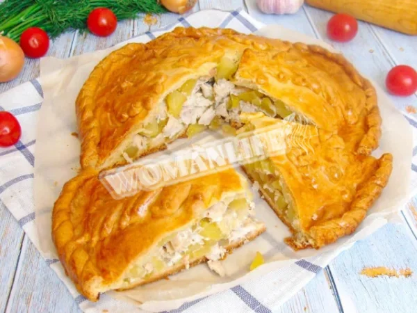 Курник на маргарині в духовці