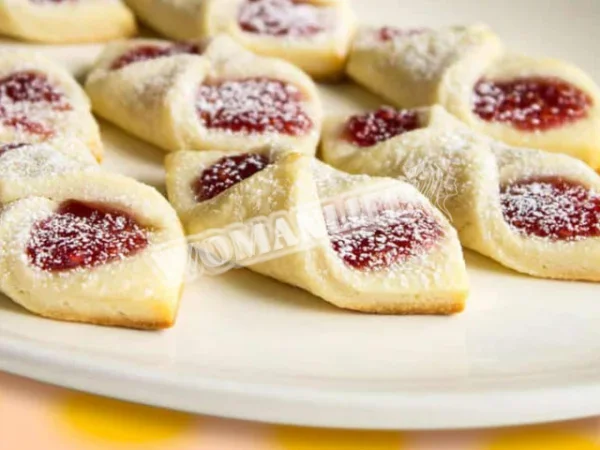 Печиво з малиною і сиром