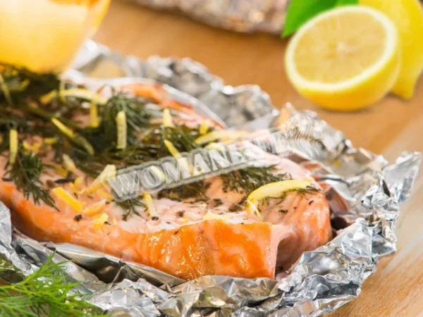 Стейк з сьомги в мультиварці