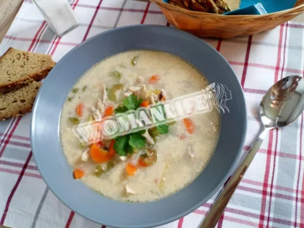 Бельгійський курячий суп Ghent Waterzooi