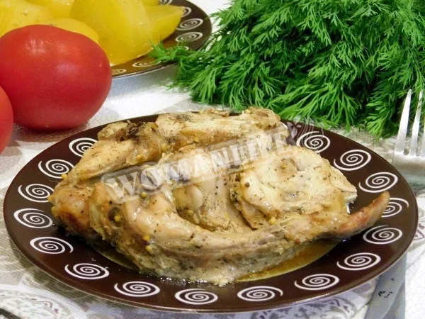 Кролик у фользі в духовці