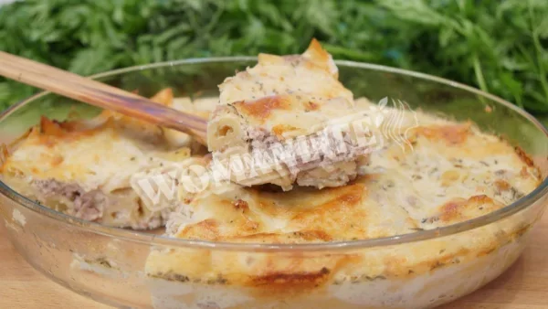 Запіканка з макаронів по-флотськи