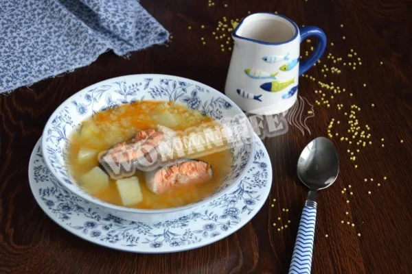 Суп-уха з пшоном