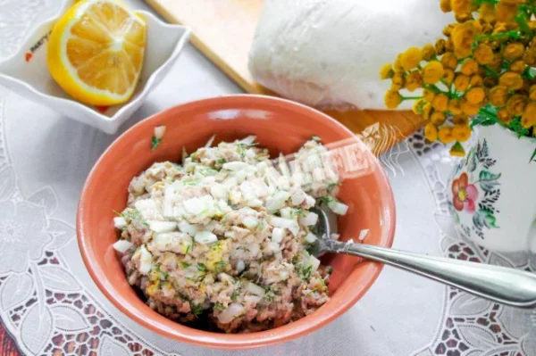 Начинка для рибного пирога