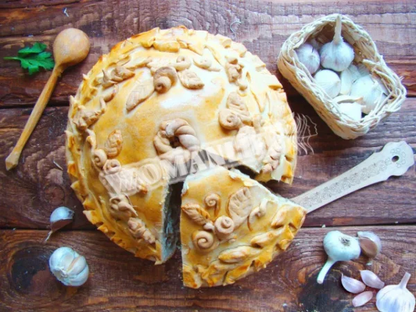 Курник на кефірі з маслом